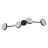 Ledvance LED Decor Spot Moon Stål Sort 21W 1120lm - 830 Varm Hvid | Lineær