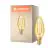 Ledvance Vintage 1906 LED E14 Kerte guld 2.5W 220lm - 824 ekstra varm hvid | erstatter 25W