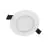 Ledvance Downlight Slim Alu Aluminium Hvid 9.5W 900lm 90D - 840 Kold Hvid | Udsnit 100 - IP44 - Dali Dæmpbar 