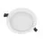 Ledvance Downlight Slim Alu Aluminium Hvid 13W 1300lm 90D - 840 Kold Hvid | Udsnit 150 - IP44 - Dali Dæmpbar 