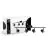 D'Lite Loftlampe Trop Sandet Sort| Egnet Til 4x GU10
