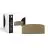 D'Lite Loftlampe Lunelle 30cm Tekstil Brun | Egnet Til 2x E27 