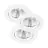 Fordelspakke 3x Nordlux Spot Fremont Metal Hvid 4.5W 345lm 36D - 827 Ekstra Varm Hvid | 85mm - IP23- Dæmpbar