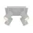 Nordlux Frida 4-Spot Metal Hvid | Egnet til 4x GU10