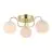 Nordlux Franca Loftlampe Metal og Glas Messing | 130mm - Egnet til 3x E14