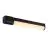 Nordlux Malaika 49 Vægbelysning Aluminium Sort 6W 540lm - 830 Varm Hvid | IP44