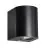 Nordlux Canto 2 Vægbelysning Aluminium Sort Up & Down 10.6W 500lm - 830 Varm Hvid