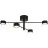 Nordlux Clyde Loftlampe 4-Rail Metal Sort 14W 1100lm - 827 Ekstra Varm Hvid | 3-Trin Dæmpbar