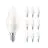 Fordelspakke 10x Philips Corepro LED Kerte E14 matt 7W 806lm – 827 ekstra varm hvid – erstatter 60W