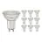 Fordelspakke 10x Noxion LED spot GU10 PAR16 4W 345lm 36D - 827 ekstra varm hvid | dæmpbar - erstatter 50W