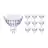 Fordelspakke 10x Philips Master Value LED Spot GU5.3 MR16 5.8W 460lm 36D - 930 varm hvid | bedste farvegengivelse - dæmpbar - erstatter 35W