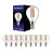 Fordelspakke 10x Noxion Lucent Lustre LED E14 Kugle filament klar 4.5W 470lm - 827 ekstra varm hvid | dæmpbar - erstatter 40W