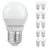 Fordelspakke 10x Noxion Lucent Classic LED E27 Kugle Matt 4.5W 470lm - 827 Ekstra Varm Hvid | Erstatter 40W