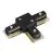 Bright Choice 1-Fase Rail T-Forbindelsesstykke Sort