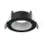 Noxion LED Spot Ares Dyb ring Sort - med Indre Ring Hvid | Udsnit 68mm - incl. GU10 Fitting