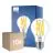 Fordelspakke 10x Philips Master LED E27 Pære Filament Klar 10.5W 1521lm - 922-927 Dim To Warm | Bedste Farvegengivelse - Dæmpbar - Erstatter 100W