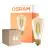 Fordelspakke 4x Osram Vintage 1906 LED E27 Edison Filament Guld 7.2W 806lm - 824 Ekstra Varm Hvid | Erstatter 60W