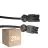 Fordelspakke 25x Noxion GST - Kompatibel Forlængerkabel Sort - Han + Hun - 1m - 3 pole 1,5mm2