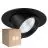 Fordelspakke 6x Noxion LED Spot Forza V2 Aluminium Sort 28/32/36/40W - 3300/3700/4100/4500lm 36D - 930-940-957 CCT | 160mm - Udsnit 145mm - Bedste Farvegengivelse
