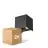 Fordelspakke 2x D'Lite Vægbelysning Elingen Aluminium Sort Up & Down 4.9W 480lm - 830 Varm Hvid | IP65 - Lyssensor