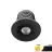 EcoDim Forsænket Spot Mini Sort 2.5W 155lm 30D - 827 Ekstra Varm Hvid | 35mm - Udsnit 28mm - IP67 - Dæmpbar