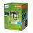 Philips Solar Radii Vægbelysning Metal Sort 1.3W 250lm - 830 Varm Hvid | IP44