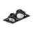 Philips LED Spot Greenspace Accent Gridlight Aluminium Sort 46W 2700lm 36D - 930 Varm Hvid | 154mm - IP20 - Bedste Farvegengivelse - Dali Dæmpbar