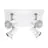 Eglo Loftlampe Tamara 1 Stål Hvid Krom 4x2.8W 4x250lm - 830 Varm Hvid | IP44 - Inkl. 4x GU10