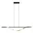 Eglo Pendel Lampe Conaprato Stål Brushed Messing, Sort 20W 2500lm - 827-840-865 CCT | Dæmpbar