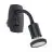 Eglo Vægbelysning Parrini Lamp med Stik  Sort 4.5W 345lm - 830 Varm Hvid | IP20 - Inkl. 1x GU10