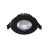 Noxion LED Vipbar Slim Spot Sort Runde 5W 550lm 60D - 940 Kold Hvid | 85mm - IP54 - Dæmpbar - Bedste Farvegengivelse