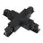 3 Sporet X-tilslutter V - black
