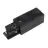 3 Sporet ende stik - black