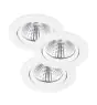 Fordelspakke 3x Nordlux Spot Fremont Metal Hvid 4.5W 345lm 36D - 827 Ekstra Varm Hvid | 85mm - IP23- Dæmpbar