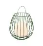 Nordlux Bordlampe Jim To-Go Portable Batteri Metal Grøn 3W 300lm - 827 Ekstra Varm Hvid | 3-Trin Dæmpbar 