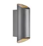 Nordlux Nico Vægbelysning Aluminium Antracit Up & Down | IP54 - Egnet til 2x GU10