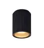 Nordlux Kyklop Loftlampe Aluminium og Glas Sort | 86mm - IP54 - Egnet til GU10