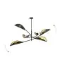 Emibig Loftlampe Lotus Stål Sort | Egnet til 6x E14 - Max 10W