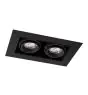 Noxion Forsænket Spot Kantfri Pro 2x MR16 Vipbar sort | Udsnit 181x97mm - GU10 sokkel