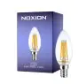 Noxion Lucent LED E14 Kerte filament klar 4.5W 470lm - 827 ekstra varm hvid | erstatter 40W