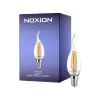 Noxion Lucent LED E14 Bøjet Tip Kerte filament klar 4.5W 470lm - 827 ekstra varm hvid | dæmpbar - erstatter 40W