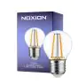 Noxion Lucent Lustre LED E27 Kugle filament klar 2.5W 250lm - 827 ekstra varm hvid - erstatter 25W
