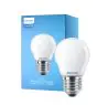 Philips Corepro LED Lustre E27 Kugle matt 4.3W 470lm - 827 ekstra varm hvid | erstatter 40W