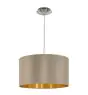 Eglo Pendel Lampe Maserlo Stål Satin Nikkel | Egnet til E27