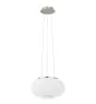 Eglo Pendel Lampe Optica Stål Satin Nikkel | Egnet til 2x E27