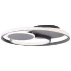 Brilliant Runda Loftlampe Metal Silicone Grå 45W 5200lm - 830-865 CCT | 500mm - Fjernbetjening Dæmpbar