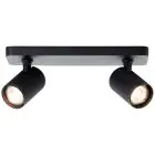 Brilliant Marty Loftlampe Aluminium Sandet Sort 10W 700lm - 830 Varm Hvid | Inkl. 2x GU10