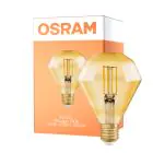 Osram Vintage 1906 LED E27 Pære filament guld 4.5W 420lm - 825 ekstra varm hvid | erstatter 40W