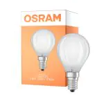 Osram Classic LED E14 Kugle Filament Matt 2.8W 250lm - 827 Ekstra Varm Hvid | Dæmpbar - Erstatter 25W
