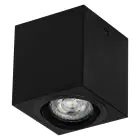 Ledvance Surface Spot Firkant Sort| 80mmx80mm - Egnet Til  GU10